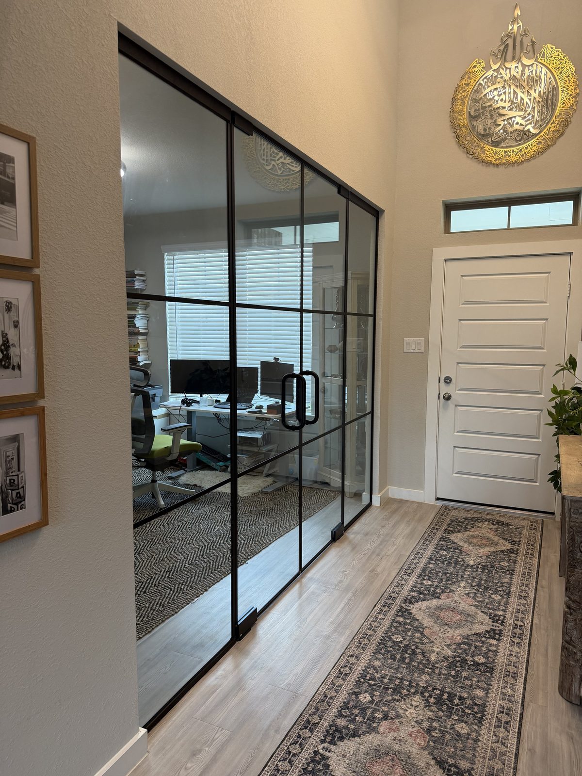 Custom Framed Office Partition