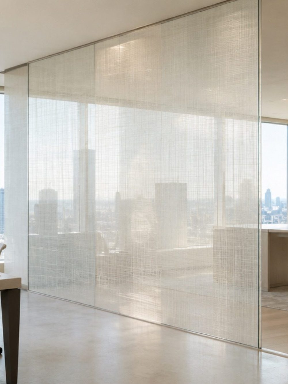 Custom Fabric glass design rendering
