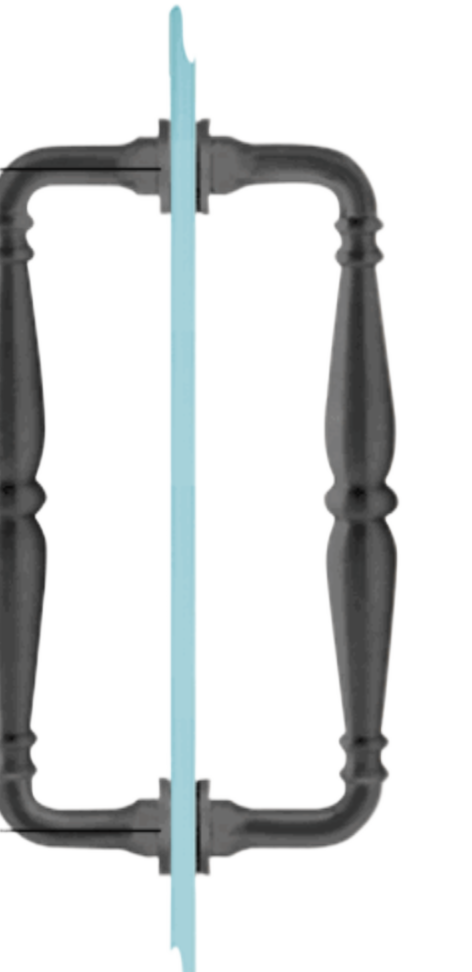 Matte Black Victorian Handle