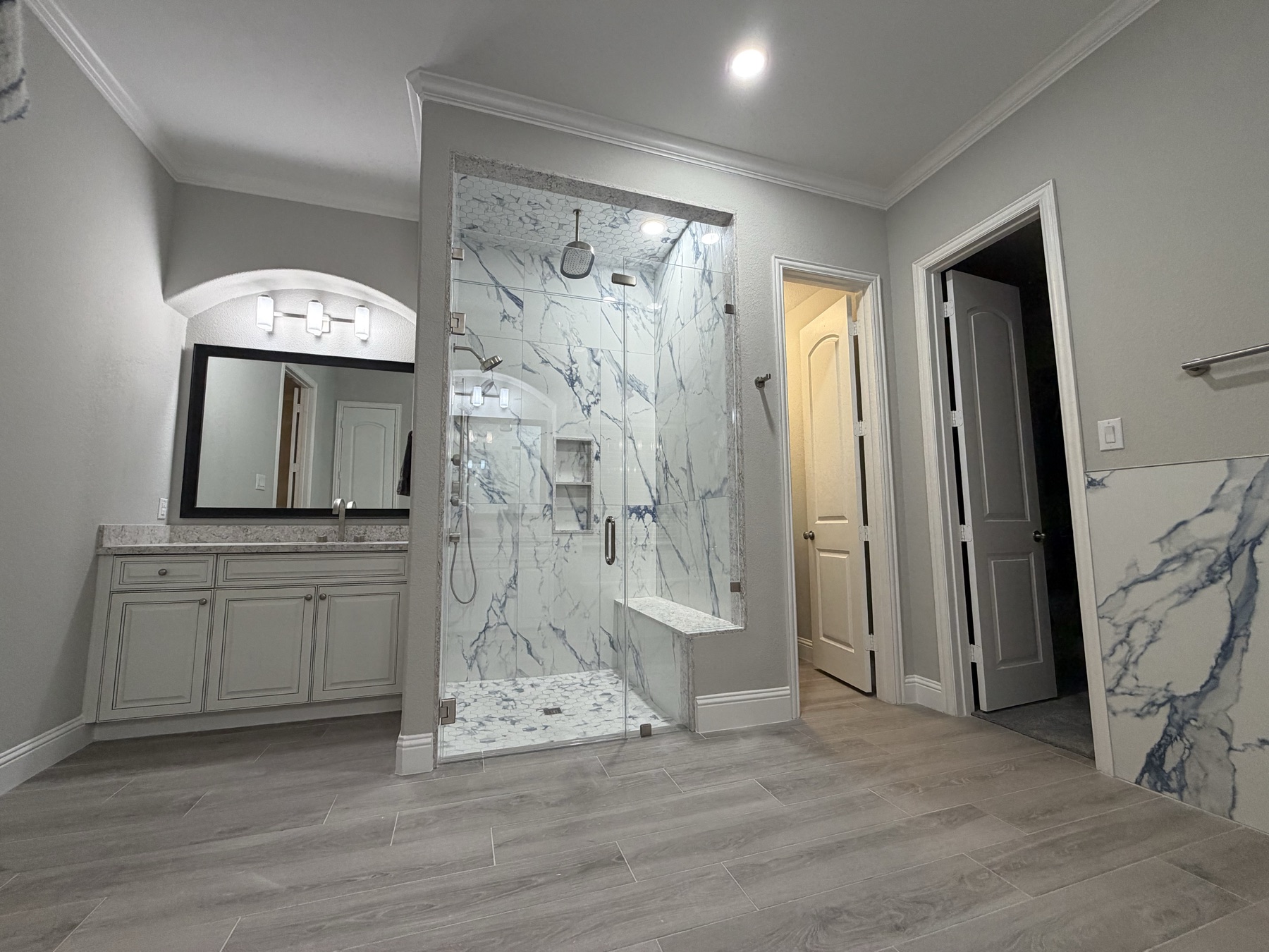 Wolf Pond Frameless Shower