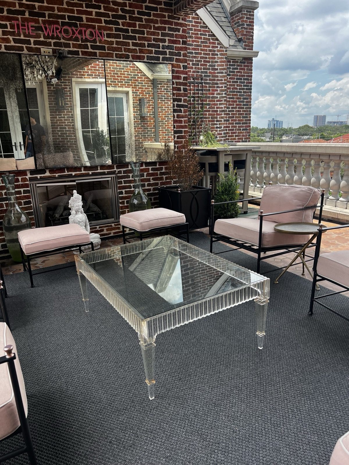 Clear Glass glass tabletop Houston