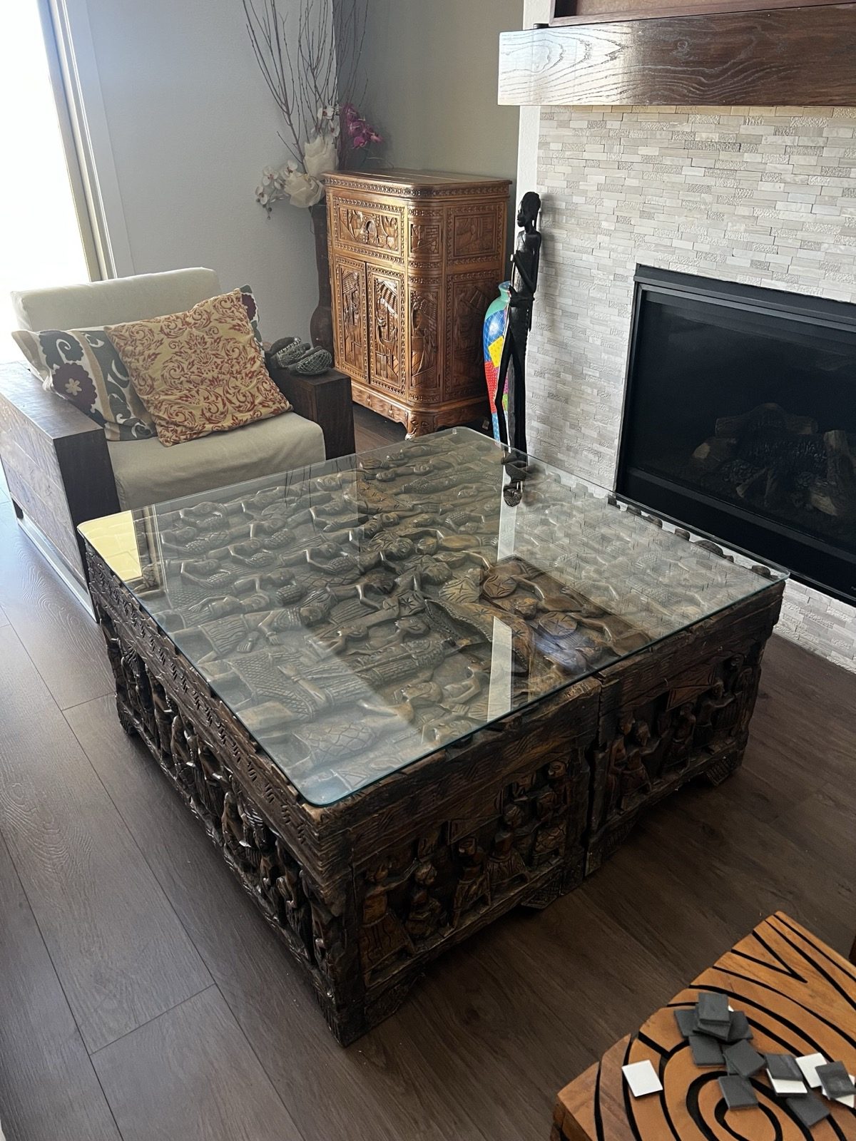 Frosted or Tinted glass tabletop Houston
