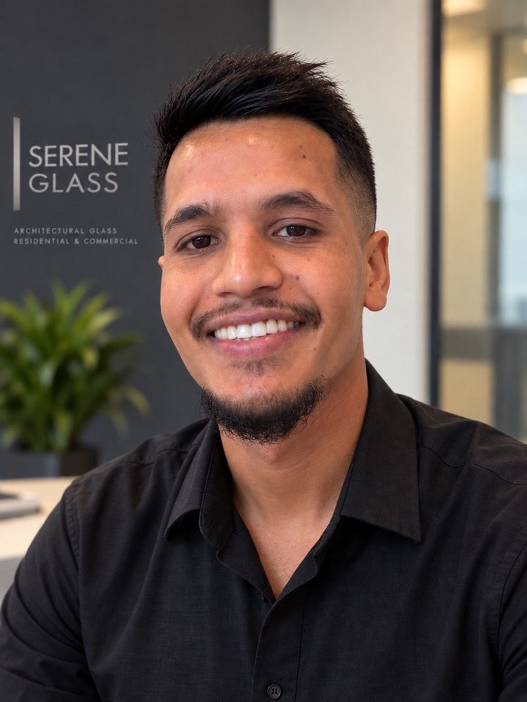 Mansoor Amirali, owner of Serene Glass